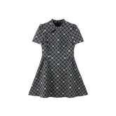 Women's Chinese Style Fit & Flare Mini Dress